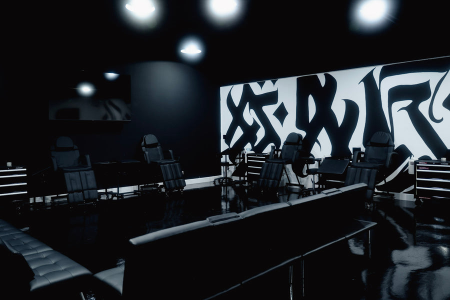 The Big Room at Tagz Tattoo in Mesa